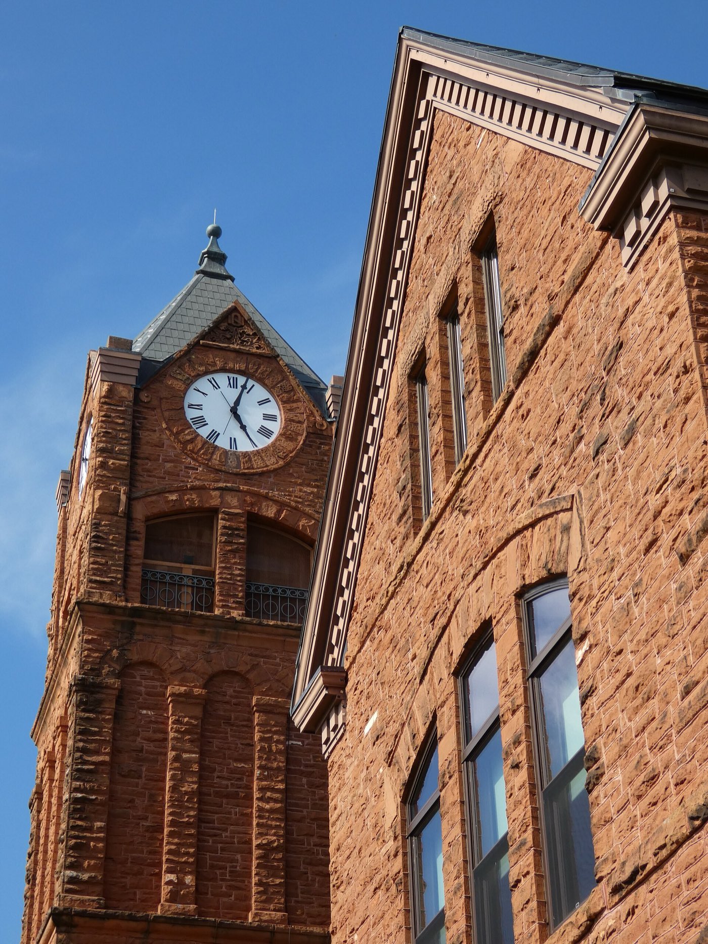 Old North clocktower from the University of Central Oklahoma (UCO) in Edmond, Oklahoma