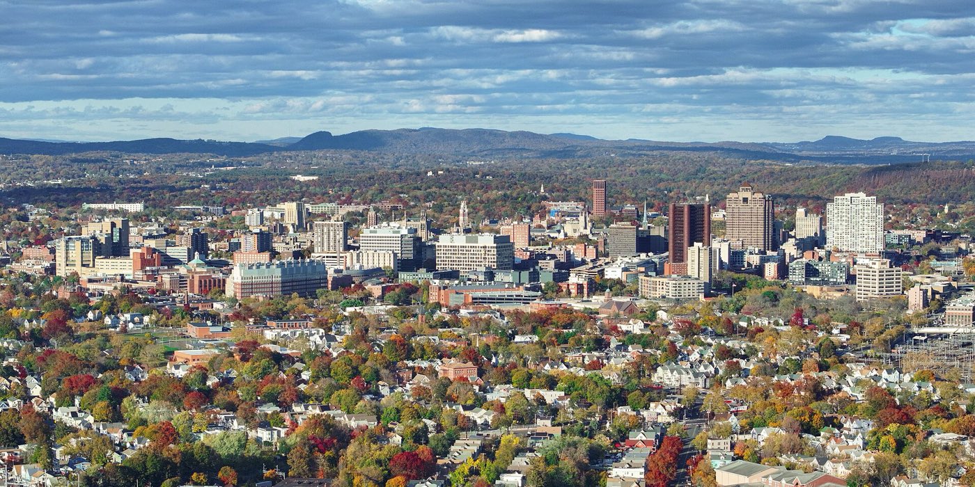 New Haven, Connecticut skyline (cropped)