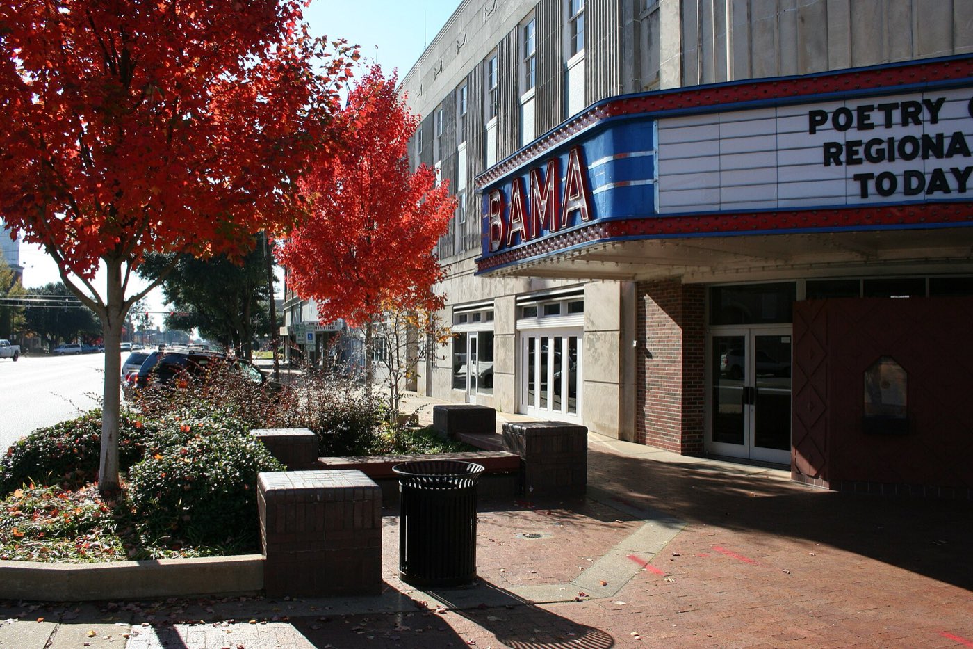 The Bama Theatre in Downtown Tuscaloosa, Alabama